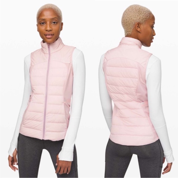 lululemon athletica Jackets & Blazers - Lululemon Down For It All Vest Porcelain Pink Women’s Size 6